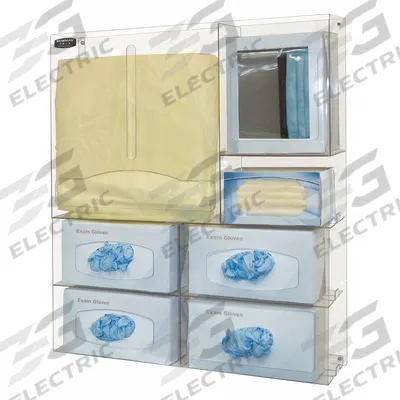 BOWMAN DISPENSERS Protection System: 23 3/8 in Overall Wd, 4 3/4 in Overall Dp - Surgical Gown & Dressing Dispensers