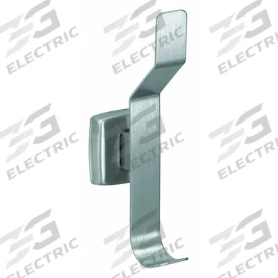 BRADLEY Bathroom Hook: 2 in x 1 in x 2 5/8 in, Stainless Steel, Satin - Bathroom Hooks