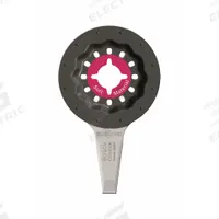 BOSCH Oscillating Scraper Blade: 1/2 in Blade Wd, 2 15/16 in Blade Lg, Hooked, Bi-Metal, 1 Pieces (MPN OSL050K). Key specifications — attr1097478: Bi-Metal; attr1097483: Hooked; attr1097499: BOSCH.