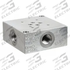 PARKER Subplate Side Port: 5,000 psi Max Pressure, D03 NFPA Size, Ductile Iron, 3.5 in Overall Ht (MPN SPD24SAS35). Key specifications — Body Material: Ductile Iron; Brand: PARKER; NFPA Size: D03.