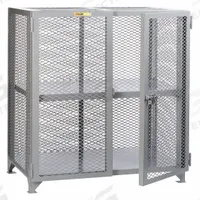 LITTLE GIANT Bulk Storage Locker: 49 in x 27 in x 52 in, 1 Adj Shelf, Legs, Gray, Gray, Shelves (MPN SC-A-2448-NC). Key specifications — Brand: LITTLE GIANT; Body Panel Type: Ventilated; Base Type: Legs; Cabinet Color: Gray; Frame Assembled: Assembled.