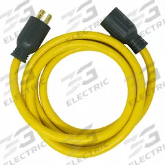 SOUTHWIRE Extension Cord: Outdoor Use, 10 ft Lg, Outlet, 1-15P, 10/4, STW, Yellow, Single Connector (MPN 65172740). Key specifications — Brand: SOUTHWIRE; Temperature Rating: -40 Degrees to 140 Degrees F; NEMA Plug Configuration: 1-15P.