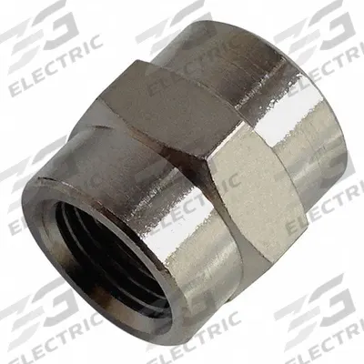 LEGRIS Metal Pipe Straight: 180° Return, 1/2 in x 1/2 in, Nickel-Plated Brass - Threaded Medium-Pressure Pipe Fittings
