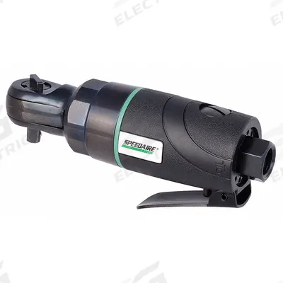 SPEEDAIRE Ratchet: Medium Duty, Square, 1/4 in Drive Size, 350 RPM - Medium Duty Air-Powered Ratchets