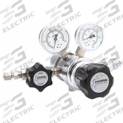 HARRIS High Purity Gas Regulator: Two Stage, CGA 320 Inlet, 1/4" Tube Outlet, 50 psig (MPN KH1053). Key specifications — Brand: HARRIS; Manufacturer Part Number: KH1053; Diaphragm Material: 302 Stainless Steel; Outlet Connection: 1/4" Tube; Inlet Connection: CGA 320.