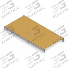 TENNSCO Shelf: 72 in x 24 in, Particleboard, 2,750 lb Load Capacity (MPN 1). Key specifications — Decking Material: Particleboard; Frame Finish: Powder Coated; Frame Material: Steel; Color: Industrial Gray; Includes: Cross Bars; Brand: TENNSCO.