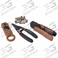 SOUTHWIRE Communications Tool Set: 3 Total Pcs, Drivers and Bits/Electrical and Telecom Tools (MPN 58744140). Key specifications — attr549013: None; attr549011: (1) Coax Compression Tool; attr549010: None; attr549007: None; attr549012: (1) Multi-Bit Screwdriver; attr539015: SOUTHWIRE.