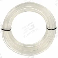 EAGLE BELTING Round Belt: Clear, 3/8 in Dia, For 3 3/4 in Min Pulley Dia, 100 ft Overall Lg, Solid (MPN 4907018). Key specifications — attr1317950: 95A; attr1317954: EAGLE BELTING; attr1317956: Polyurethane; attr1317948: Clear.