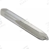 CHICAGO-LATROBE Spiral Point Tap: 1/4"-20 UNC, H11 / 1B, 3 Flute, Plug Chamfer, High Speed Steel (MPN 313500)