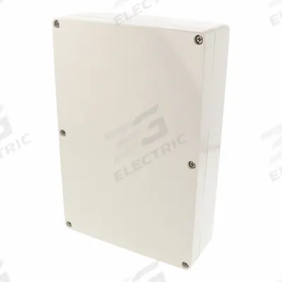 HAMMOND Enclosure: ABS, 9 in x 6 in x 2 in, NEMA 12/13/4/4X/6/6P, Screw On - Fiberglass Submersible Enclosures