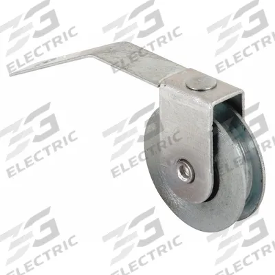 PRIME-LINE Tension Spring Roller: Tension Spring Roller, 5 13/32 in Overall Ht, Unfinished - Screen Door Hardware