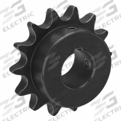 TSUBAKI Single Strand Sprocket: 60, For 3/4 in Chain Pitch, 1 3/16 in Bore Dia, 14 Teeth, Steel (MPN 60B14F-1C). Key specifications — Brand: TSUBAKI.