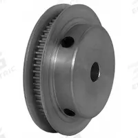 DAYTON Timing Pulley: Modified Curvilinear, Fixed, For GT Timing Belt Section, For 3 mm Belt Wd (MPN 60-2P03-6FA3). Key specifications — Brand: DAYTON; Finish: Clear Anodized; For Belt Series: Powerhouse®.