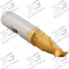 CLEVELAND Square End Mill: High Speed Steel, TiN Coated, 2 Flute, 1/4" Mill Dia, 1/2" LOC (MPN C41552)