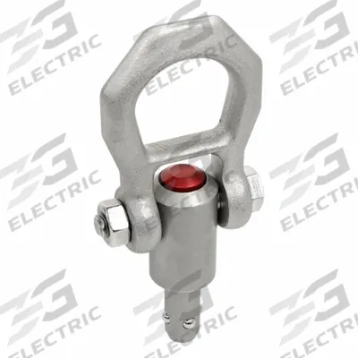 JW WINCO Quick-Release Hoist Ring: Stainless Steel, 787 lbf Load Limit - Corrosion-Resistant Quick-Release Pivot-Only Hoist Rings