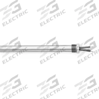 TEMPCO Cartridge Immersion Heater: 1 Phase, 240V AC, 3,000 W Watt, 1/2 in NPT - Cartridge-Style Through-Hole Immersion Heaters