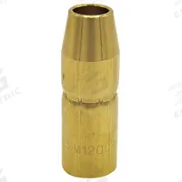 MILLER ELECTRIC Nozzle: AccuLock MDX, 1/2 in, Conical, Flush, Brass, 2 PK (MPN NS-M1200B). Key specifications — Insulation Type: Self-Insulated; Duty Rating: Standard Duty; Nozzle to Tip Relationship: Flush; For Contact Tip Series: AccuLock MDX; Manufacturer Part Number: NS-M1200B; Brand: MILLER ELECTRIC.