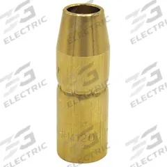 MILLER ELECTRIC Nozzle: AccuLock MDX, 1/2 in, Conical, Flush, Brass, 2 PK (MPN NS-M1200B). Key specifications — Insulation Type: Self-Insulated; Duty Rating: Standard Duty; Nozzle to Tip Relationship: Flush; For Contact Tip Series: AccuLock MDX; Manufacturer Part Number: NS-M1200B; Brand: MILLER ELECTRIC.