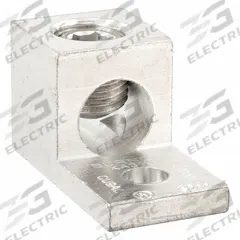 BURNDY Mechanical Connector: For Wire Size 6 AWG – 350 kcmil, 1 Wire Terminations (MPN KA31U). Key specifications — Brand: BURNDY; Lug Material: Tin-Plated Aluminum.