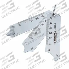 INSIZE FILLET WELDING GAGE: Millimeter, 1 mm Unit of Measure Increments (MPN 4847-1). Key specifications — Measurement Functions: Length; Display Units of Measure: Millimeter; Manufacturer Part Number: 4847-1; Brand: INSIZE.