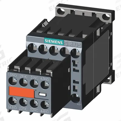 Siemens Magnetic Contactor: 3 Poles, 120V AC, 16 A - Safety Contactors