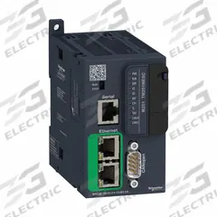 SCHNEIDER ELECTRIC Logic Controller (MPN TM251MESC). Key specifications — Manufacturer Part Number: TM251MESC; Power Required: 24V DC; Product Type: Logic Controller; Series: Modicon M251.
