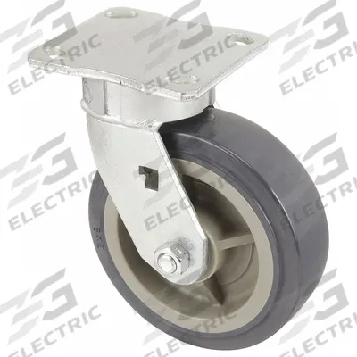 APPROVED VENDOR Plate Caster: Corrosion-Resistant/Debris-Resistant/Maint Free/Quiet-Roll - Medium-Duty General-Purpose Kingpinless Plate Casters