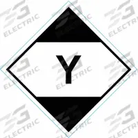 STRANCO INC DOT Handling Label: Message, 4 1/2 in x 4 1/2 in, 4 1/2 in Label Wd, Paper, 500 PK (MPN HMSL-450Y-P500). Key specifications — Message: Y; Background Color: Black; Brand: STRANCO INC.