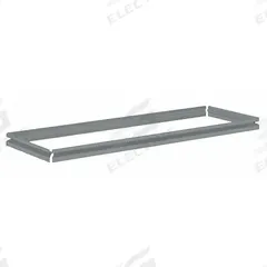 TENNSCO Shelf: 42 in x 15 in, 900 lb Load Capacity, Gray, Shelf (MPN ZBES-4215). Key specifications — Includes: (4) Beams; Shelf Configuration: Single Straight; Color: Gray; Frame Material: Steel; Brand: TENNSCO; Frame Finish: Zinc Plated; Product Type: Shelf.