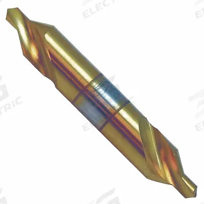 KEO Center Drill: Bell Type Hey, #17, 60°, 3 1/4 in Overall Lg - Bell-Tip Hey-Type Center Drills