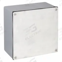 HOFFMAN Enclosure: Steel, 8 in x 8 in x 4 in, NEMA 12/3, Solid Cover, Screw On (MPN A884GSC). Key specifications — Brand: HOFFMAN; Closure Method: Screws; Knockouts: Not Included.