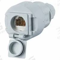 METZ CONNECT Cable Coupler: Cat6A, Data/HDBaseT/Power, 8 Poles, Straight, Cable, Female Straight (MPN 1309515003-E). Key specifications — Housing Material: Zinc Die-Cast; IP Rating: IP67; Mounting Type: Cable; Connector Color: Light Gray; Performance Category: Cat6A; Application: Data; Connection Type: Insulation Displacement; Connector Gender: Female.