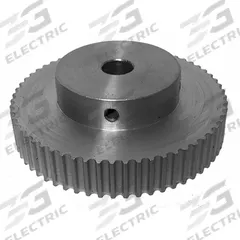 DAYTON Timing Pulley: Curvilinear, Fixed, For 9 mm Belt Wd, 20 Teeth, 3 mm Pitch, Aluminum (MPN 20-3M09-6A3). Key specifications — Brand: DAYTON; Finish: Clear Anodized; For Belt Series: Powerhouse®.