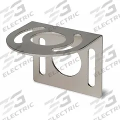 EATON Mounting Bracket: 30 mm Compatible Sensor Dia, Photoelectric Sensors (MPN 6150E-6501). Key specifications — Product Type: Mounting Bracket; Material: Nickel-Plated Steel; Compatible Product Type: Photoelectric Sensors; Manufacturer Part Number: 6150E-6501; Brand: EATON; Bracket Hole Size: No Hole.