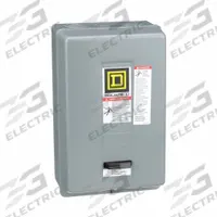 SQUARE D NEMA Magnetic Motor Starter: Non-Reversing, 3 Poles, NEMA Size 2, 45 A, 120V AC Coil (MPN 8536SDG1V02H30S). Key specifications — attr211388: SQUARE D; attr951453: 110/120V AC; attr951489: Three; attr951482: None; attr951498: Screw Clamp Terminals; attr951468: No; attr984070: None; attr984425: No Auxiliary Contacts Included.