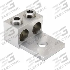 BURNDY Mechanical Connector: For Wire Size 6 AWG – 250 kcmil, 2 Wire Terminations (MPN K2A29U). Key specifications — Brand: BURNDY; Lug Material: Tin-Plated Aluminum.