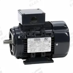 LEESON Metric Motor: 1/2 hp, C-Face/Rigid Base Mount, 71 Frame Size, Totally Enclosed Fan Cooled (MPN 071T17FH5408). Key specifications — Brand: LEESON; Nameplate Voltage @ 60 Hz: 230/460V AC; Full Load Amps @ 60 Hz: 1.8/0.90 A; Nameplate RPM @ 60 Hz: 1,800 RPM; Motor Enclosure: TEFC.