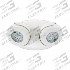 Emergency Remote Light Head: LED, Thermoplastic, Ceiling/Wall, 5 W Lamp Watt, 2 Lamps, 7 to 30 V (MPN ELMRE SP1100L T M12). Key specifications — Compatible Mfr. Model Number: ELM4L LTP EHO; Mounting Location: Ceiling; Voltage: 7 to 30 V; Adjustable: Yes; Housing Color: White; Brand: LITHONIA LIGHTING.