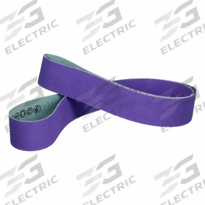 3M CUBITRON 3 Sanding Belt: 2 1/2 in W x 72 in L, Ceramic, 60 Grit - Cool-Cutting Sanding Belts for All Metals