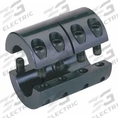 RULAND MANUFACTURING Rigid Shaft Coupling: 1 3/16 in Bore Dia 1, 1 in Bore Dia 2, Round, Two-Piece (MPN SPX-19-16-F). Key specifications — attr870032: Round; attr870041: Yes; attr870034: RULAND MANUFACTURING; attr870070: Inch; attr925532: Different Bore Dimensions.