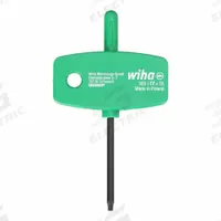 WIHA Torx Key: 1 Tips, Torx, Std End, T7 Tip Size, Short, Alloy Steel, Black Oxide, 10 PK (MPN 36513). Key specifications — attr1205415: WIHA; attr1205419: Black Oxide.