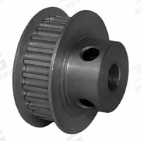 DAYTON Timing Pulley: Curvilinear, Fixed, For 6 mm Belt Wd, 26 Teeth, 3 mm Pitch, Aluminum (MPN 26-3M06M6FA6). Key specifications — Brand: DAYTON; Finish: Clear Anodized; For Belt Series: Powerhouse®.