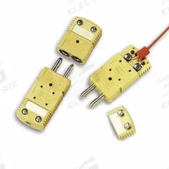 OMEGA Temperature Probe Connectors & Adapters: Jack, For Type K Thermocouple Type, Std Jack (MPN HSTW-K-F). Key specifications — Includes Clamp: No Clamp Included; Includes Write-On Window: Write-On Window Included; Product Type: Jack; Contact Material: Alumel; Connector Type: Standard Jack; Brand: OMEGA; Color: Yellow; Body Material: Liquid Crystal Polymer.