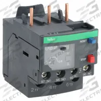 SCHNEIDER Overload Relay: Thermal Protection, 3 Poles, 1NO/1NC, Phase Loss Sensitivity (MPN LRD01). Key specifications — Brand: SCHNEIDER; Auxiliary Contact Form: 1NO/1NC; Compatible Contactor Series: TeSys Deca; Terminal Connection Type: Screw Clamp Terminals; Maximum Voltage Rating: 690V AC; Phase Loss Sensitivity: Yes; Thermal Units Required: None (Relay Includes Integrated Bimetallic Elements); Compatible Contactors: TeSys Deca (9 to 38 Amp Models).