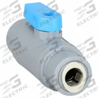 APPROVED VENDOR Manual Two-Way Ball Valve: 3/8 in, PVC, Straight, Push x Push, Full Port Ball Port (MPN 6381890). Key specifications — attr1008170: APPROVED VENDOR.