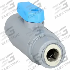 APPROVED VENDOR Manual Two-Way Ball Valve: 3/8 in, PVC, Straight, Push x Push, Full Port Ball Port (MPN 6381890). Key specifications — attr1008170: APPROVED VENDOR.