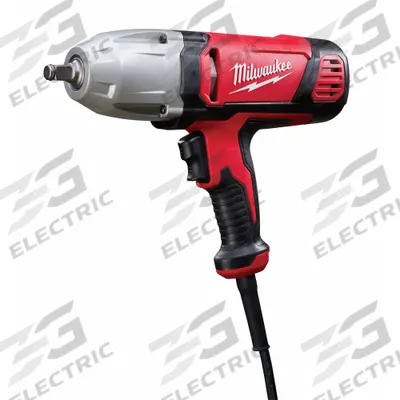 MILWAUKEE Impact Wrench: 300 ft-lb Fastening Torque, 300 ft-lb Breakaway Torque, 7 A Current - 1/2"-Drive Corded Impact Wrenches