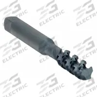 CLEVELAND Spiral Flute Tap: #6-32 UNC, H3 / 2B, 3 Flute, Bottoming Chamfer (MPN C58433)