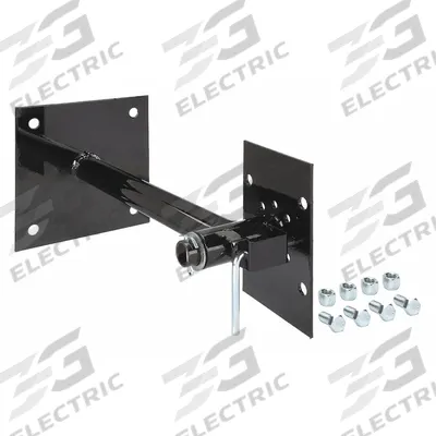 COXREELS Mounting Bracket: Steel, For SM Reel Series, Black - Tube-Style Wall Mounting Brackets for Hose Reels