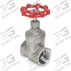 APPROVED VENDOR Gate Valve: 1/2 in, 316 Stainless Steel, Non-Rising, FNPT x FNPT, Wheel, Solid Wedge (MPN 4VMV9). Key specifications — Bonnet Material: 316 Stainless Steel; Wedge Material: 316 Stainless Steel; Brand: APPROVED VENDOR.